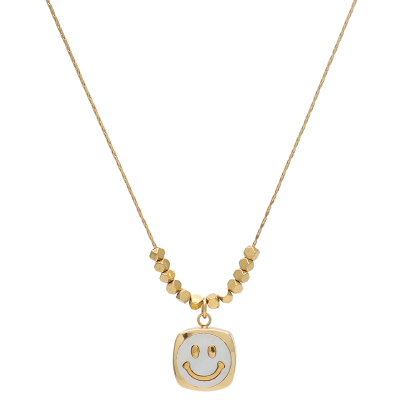 ZOXI钛钢镀金不掉色轻奢项链