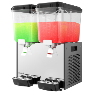 美莱特冷饮机商用双温豆浆奶茶机器自助冰镇酸梅汤果汁制冷饮料机