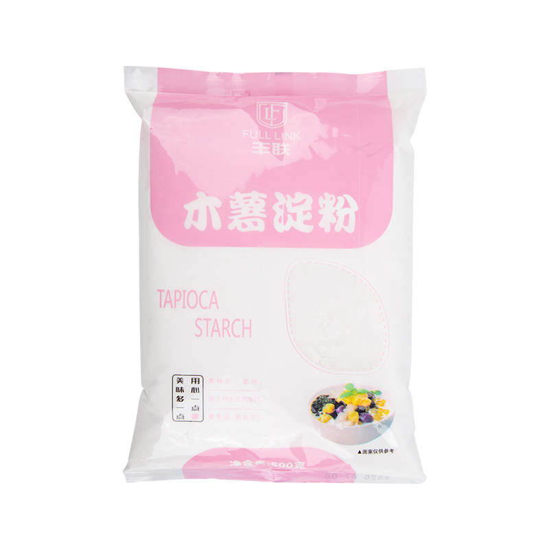 丰联木薯淀粉500g木薯粉手工芋圆食用珍珠奶茶圆子甜品烘焙原材料