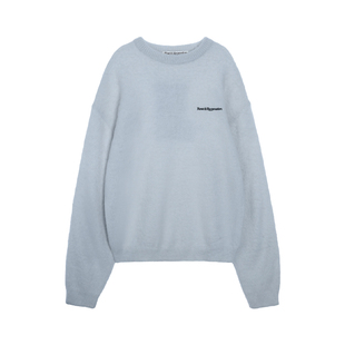 RestandRecreation官方2026早春新款logo刺绣拼色提花针织毛衣女