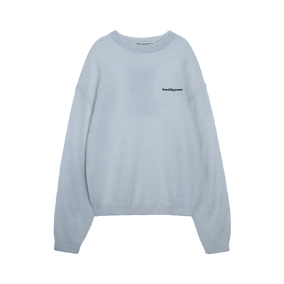 RR早春拼色提花刺绣针织毛衣女