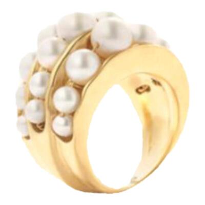 质感小众复古高级珍珠戒指