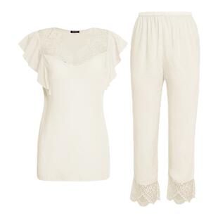 Bonny/博尼生活家【清仓】夏睡衣睡裙套装家居服吊带冰丝性感薄女