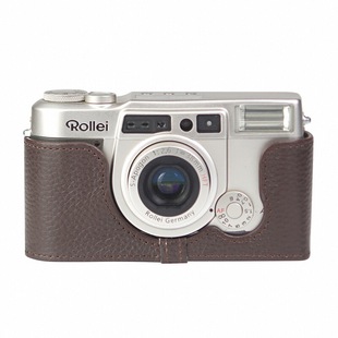 Rollei禄来AFM35皮套保护套 富士KLASSE W/S 真皮底座相机包配件