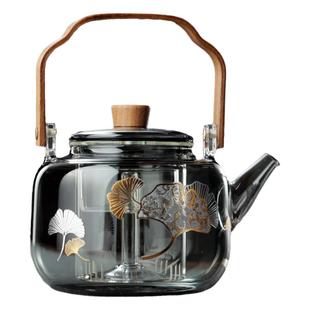玻璃煮茶壶2025新款围炉家用提梁壶耐高温明火电陶炉烧水壶套装