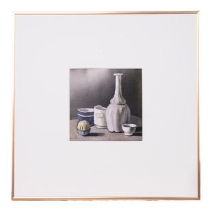 窄边铝合金正方形装饰画框装裱外框30 33 38 50 简约相框挂墙定制