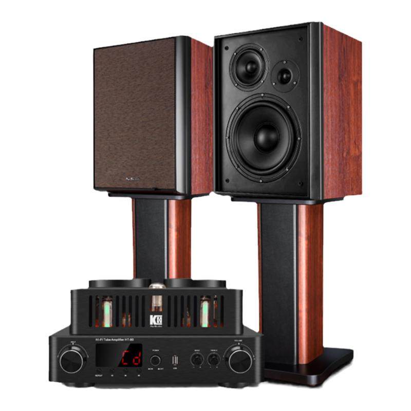 KINGHOPE KH-513胆机发烧组合套装音箱10寸三分频hifi书架音响
