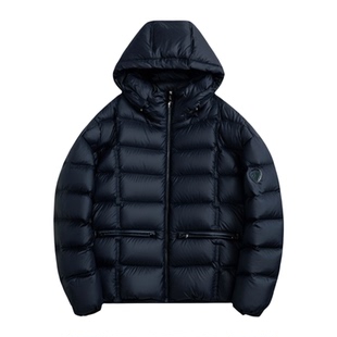 明摩冬季排骨羽绒服女2025新款90白鸭绒小个子泡芙显瘦加厚短外套