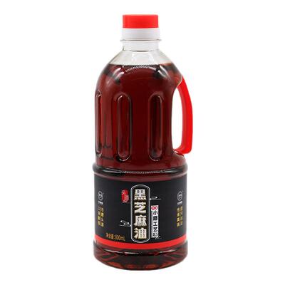 香油沙沟头道小磨香油传统纯正无添加黑芝麻油调味凉拌油火锅蘸料