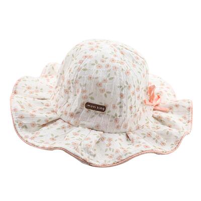 大檐甜美洋气女童渔夫帽