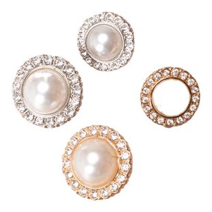 加厚服饰小毛衣大衣纽扣风衣扣子外套西装圆形珍珠扣衣服钮扣百塔