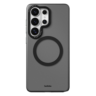 Sanlinba雾影磁吸手机壳适用三星Galaxy S26 Ultra/S26+磨砂透黑保护壳新款原创高级感极简约防摔手机套
