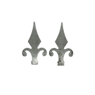 铁艺冲压配件枪尖风火轮冲压枪头矛尖焊接加厚护栏大门围挡防爬尖