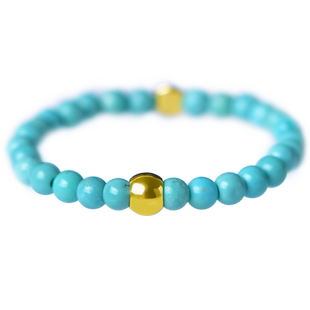 绿松石戒指女男尾戒自律情侣对戒素戒圈松石戒指999足金黄金戒指