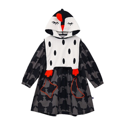 pocoblush冰川极地企鹅马甲风衣