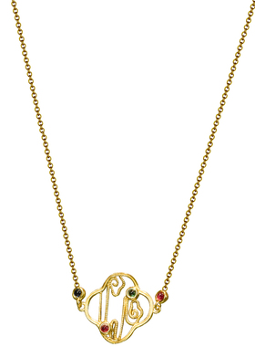 吴越老银铺S925银瑞云吉项链女款