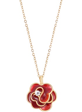 婚礼伴娘花朵短款锁骨链