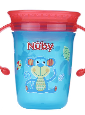 努比nuby夏季喝水防呛直饮魔术杯
