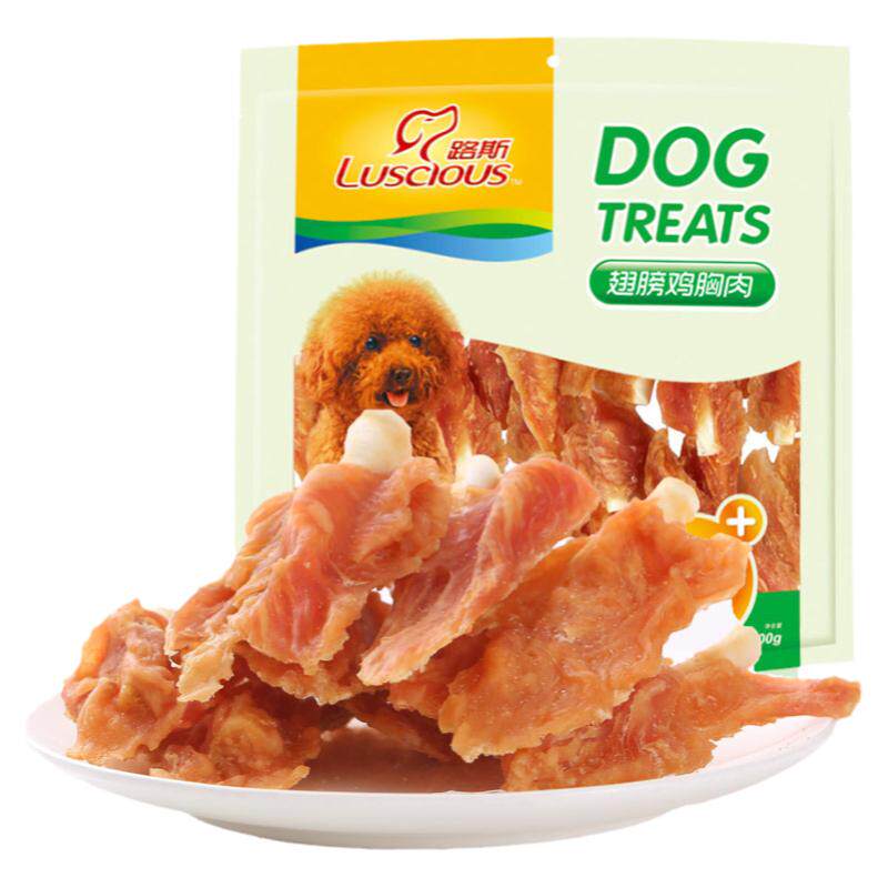 路斯狗零食400g幼犬磨牙耐咬肉干