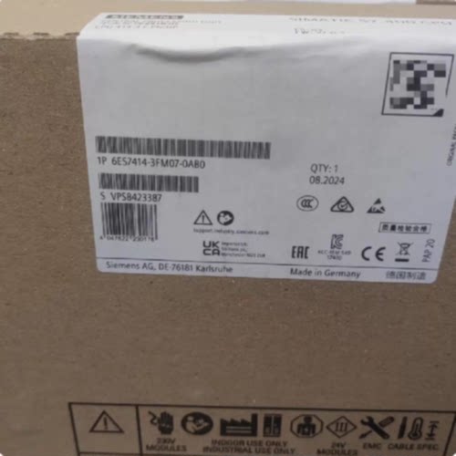 议价西门子6ES7414-3FM07-0AB0中央处理器储存器6ES74143FM070AB0