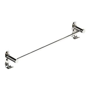 加厚加长304不锈钢毛巾杆毛巾架卫生间免打孔单杆打孔浴室置物架