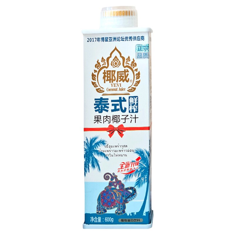 椰威椰汁600ml*6瓶椰子汁