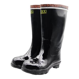 飞鹤工矿靴钢头绝缘防穿刺耐磨防砸反光除臭橡胶高筒防滑煤矿工矿