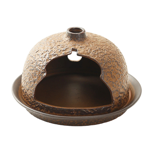 圣木小壁炉烘烤香炉家用室内熏香炉小众高级感香插雪松香薰炉摆件