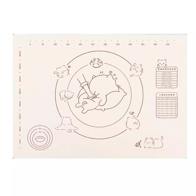 硅胶揉面垫加厚食品级家用擀面杖和面板防滑厨房板烘焙母婴面食