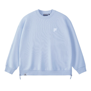 斐乐潮牌时尚运动卫衣女款秋冬学院风圆领套头衫宽松休闲百搭上衣