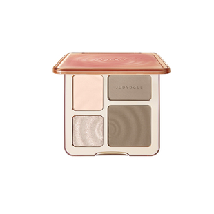 juduo橘朵高光修容综合一体盘双色哑光提亮立体阴影鼻影腮红粉饼