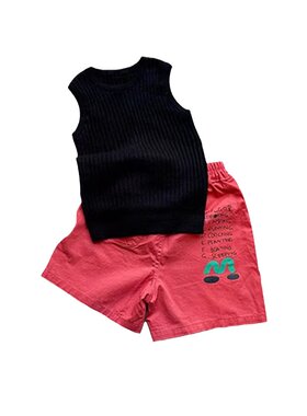 夏季日系进口纯棉线针织背心