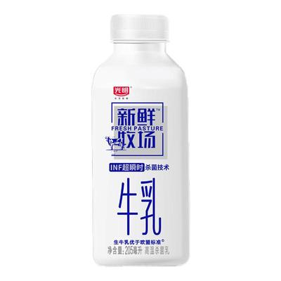 光明优倍鲜牛奶185ml*12瓶