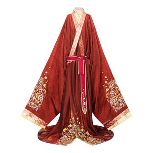 花朝记｜羲和望舒｜复原战国袍马山楚墓大放量拖尾直裾袍汉服男女