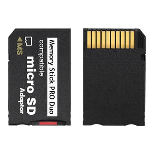 游戏机psp内存卡记忆棒卡套高速tf卡转ms卡套3000/2000/1000适用于索尼相机w210单马甲micro sd转ms卡托卡槽