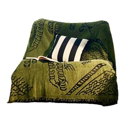 【绝美】复古单人沙发盖布全盖