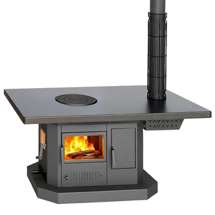 2025新款三面观火冬季取暖炉农村室内家用新型柴火炉无烟烤火炉