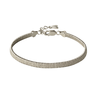 素图编织手链925银意大利进口轻奢小众独特精致手饰极简高级配饰