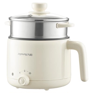 九阳电煮锅一体锅多功能小型宿舍家用泡面火锅一人用电热不粘蒸锅