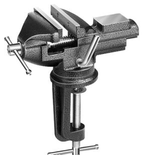 台钳小型多功能家用万向迷你小台虎桌钳工作台桌平口360度台虎钳