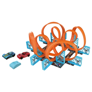 思成百变轨道汽车儿童拼装赛道回力小车套装玩具男孩赛车生日礼物