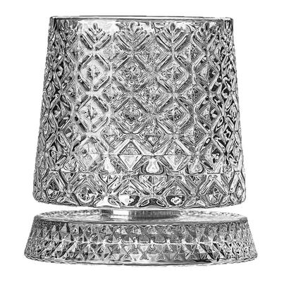 麦卡伦转转杯子水晶旋转威士忌酒杯高级感白兰地啤酒杯古典洋酒杯