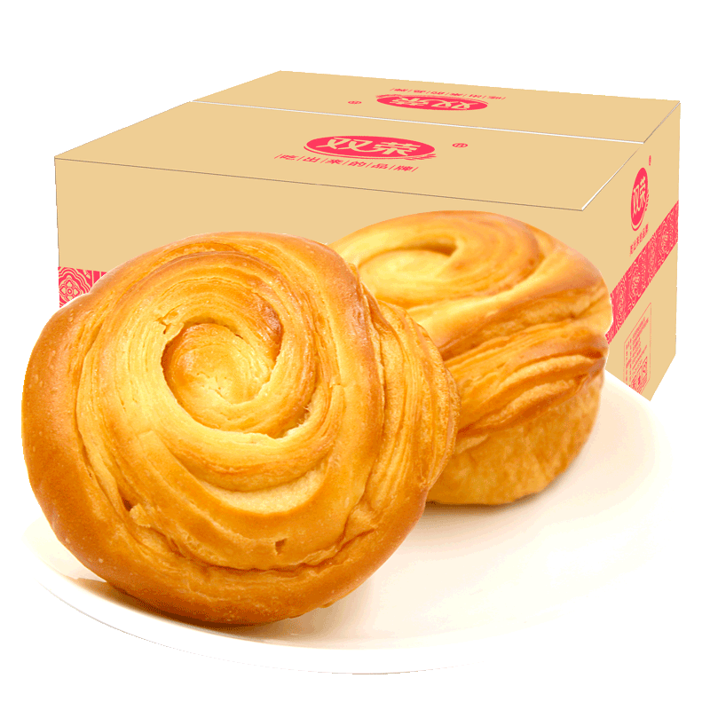 双荣奶香原味手撕面包整箱1kg早餐糕点零食口袋食品蛋糕2斤免邮