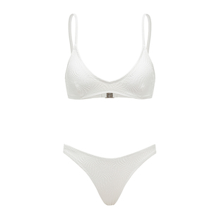 Yukari Swim分体泳衣女2026年新款小胸聚拢白色比基尼度假泳装夏