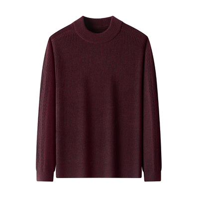 加厚恒源祥男羊绒衫半高领