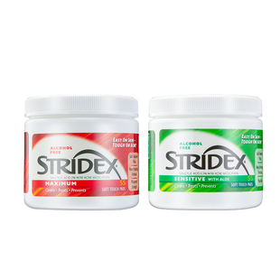 美国刷stridex水杨酸棉片酸祛痘印闭口粉刺黑头酸神器收缩毛孔女