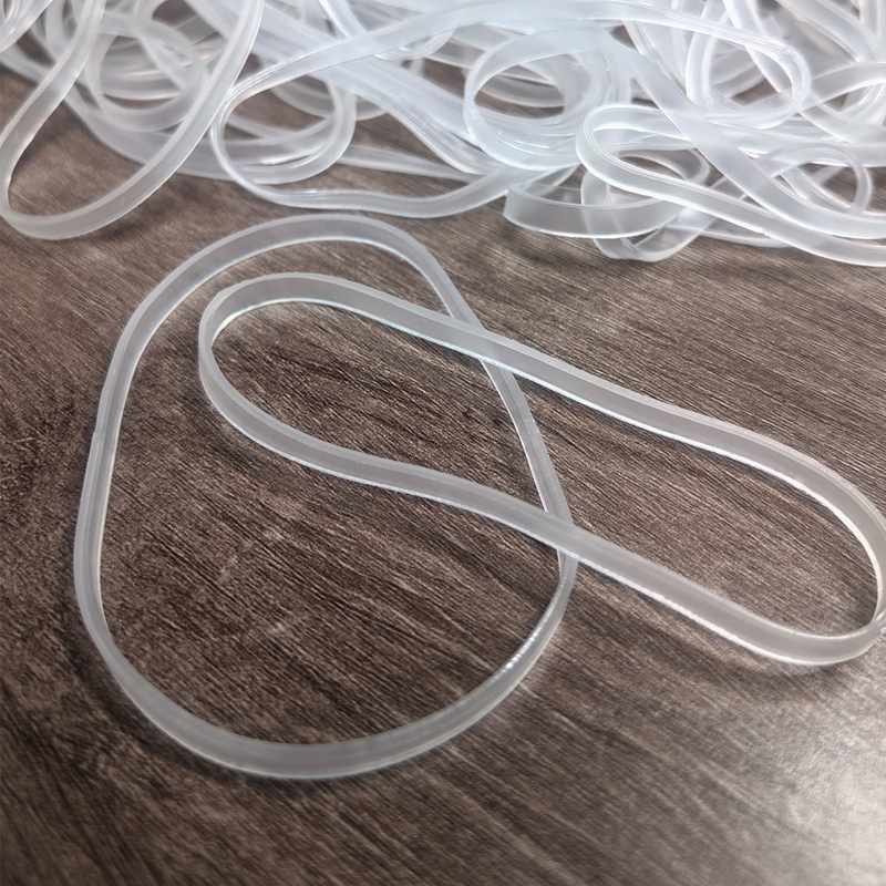 透明彩色TPR硅胶橡皮筋胶圈弹力圈橡胶不变形高弹力皮筋