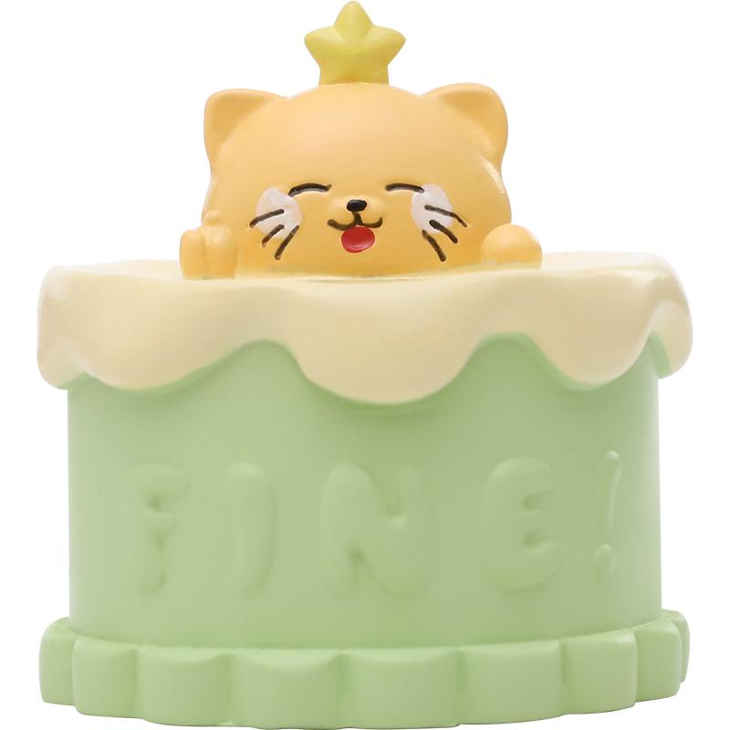 许愿蛋糕摆件电子蜡烛小夜灯可爱卡通儿童房桌面装饰生日礼物女生