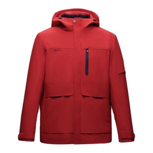 【曾舜晞同款】海澜之家马年本命年红色羽绒服冬季新款加厚外套男