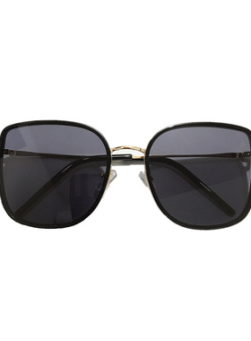 2020新款韩版ins白色墨镜女街拍时尚方框圆脸防紫外线偏光太阳镜